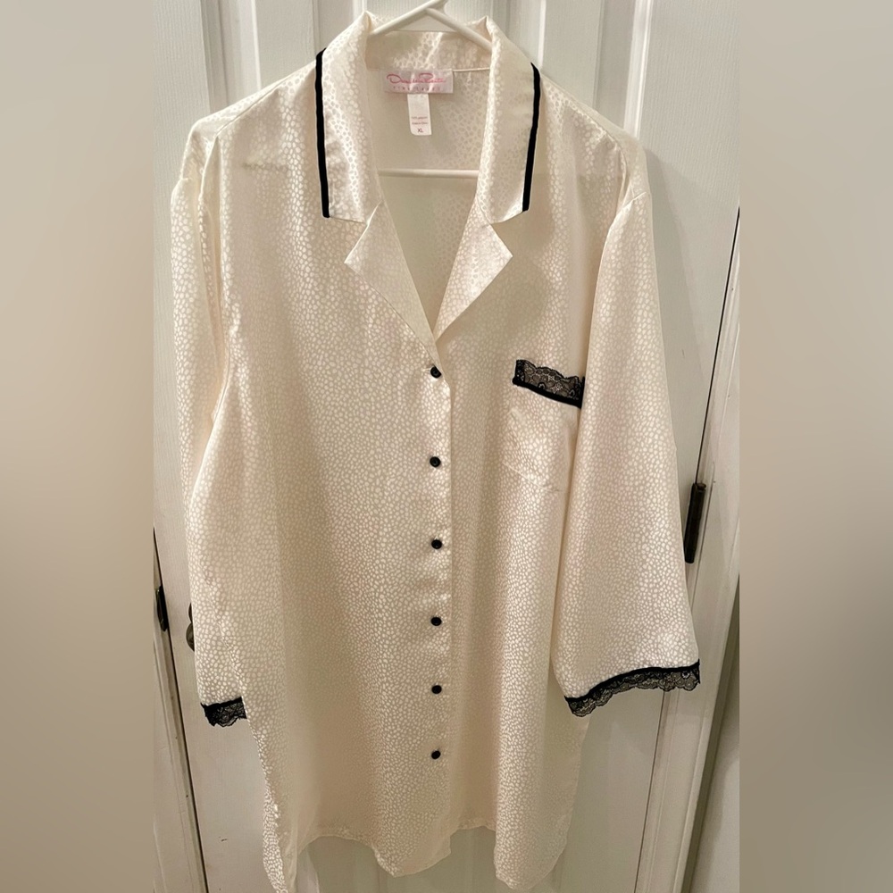 😍Oscar de la Renta Nightgown ✨️incredibly rare✨️ size XL - Picture 6 of 7